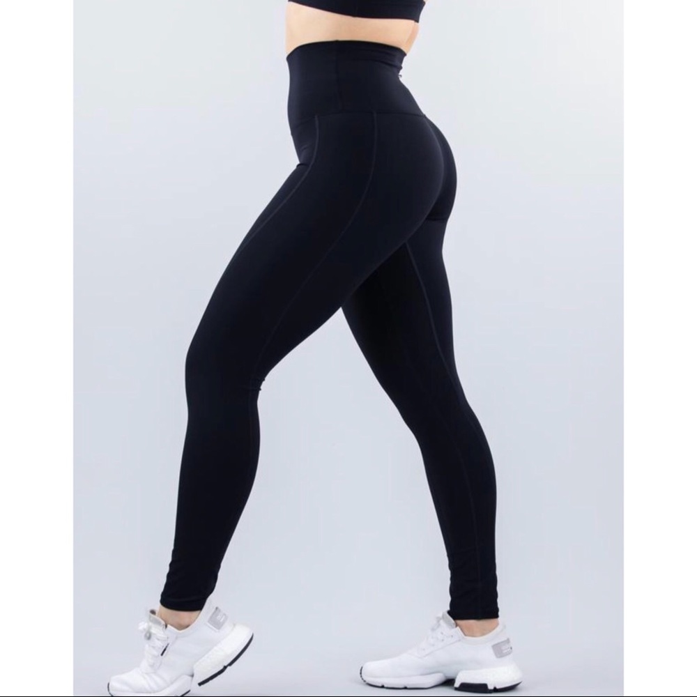 ALPHALETE MERIDIAN LEGGINGS BLACK